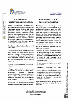 ELKARTASUNA VALENTZIAKO HERRIAREKIN