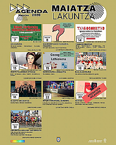 LAKUNTZAKO AGENDA - MAIATZA