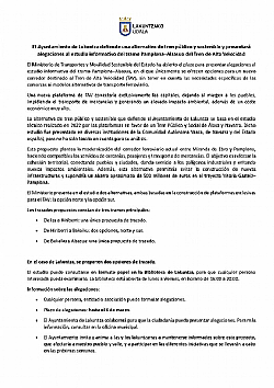 ALEGACIONES AL ESTUDIO INFORMATIVO DEL TAV