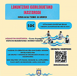 CURSILLO DE AQUAGYM - INSCRIPCIONES