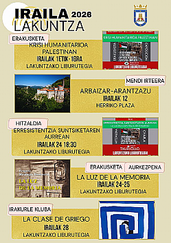 AGENDA LAKUNTZA - SEPTIEMBRE