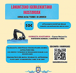 CURSILLO DE NATACION - INSCRIPCIONES