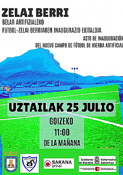 INAUGURACION DEL CAMPO DE FUTBOL ZELAI BERRI