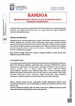 ABIADURA HANDIKO TRENA ETA GOI TENTSIOKO LINEEN INFORMAZIOA